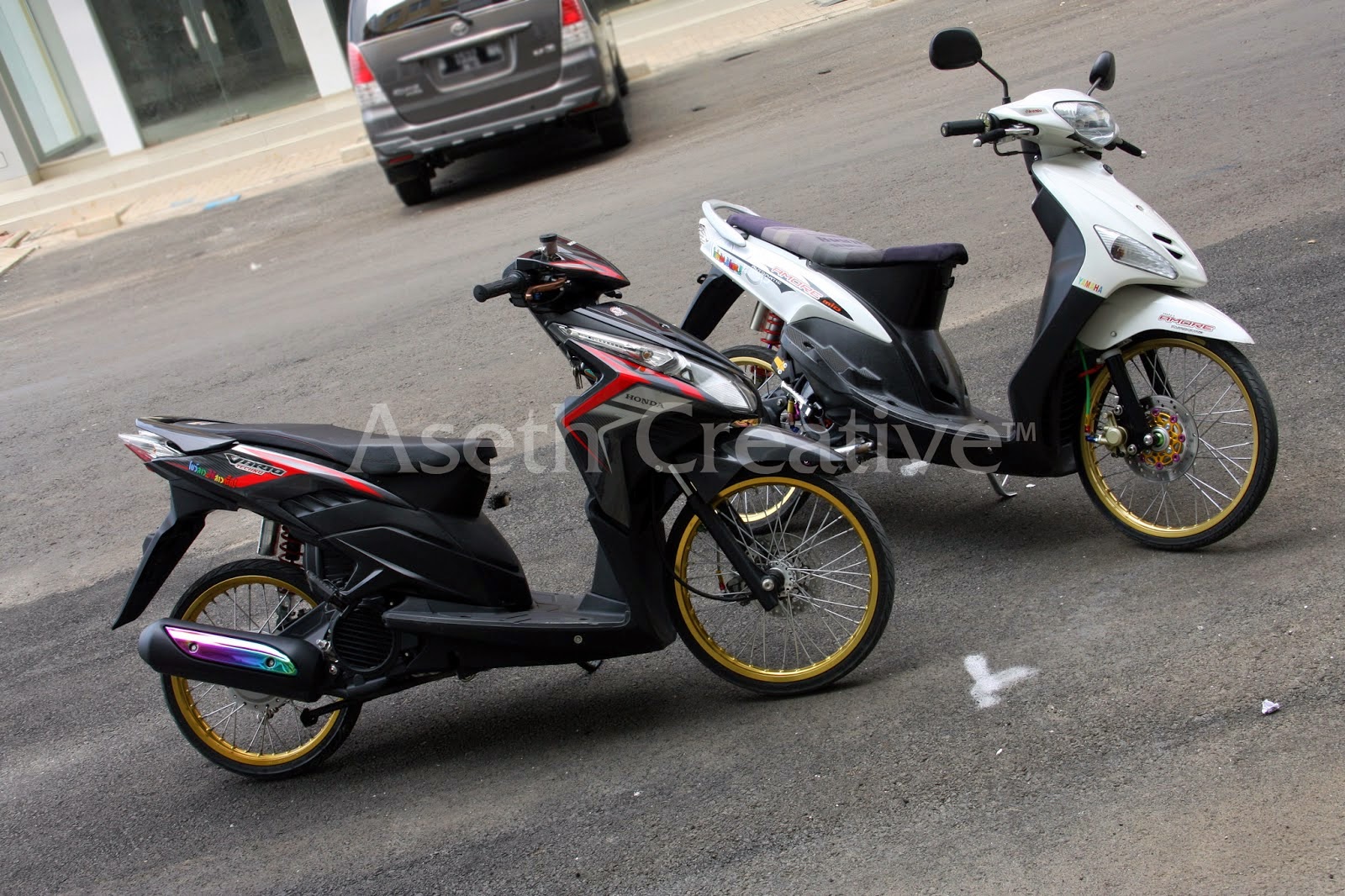 95 Gambar Modifikasi Ban Motor Vario  Pelekmodif