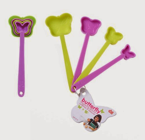 DCI 4-Piece Butterfly Measuring Spoons Set