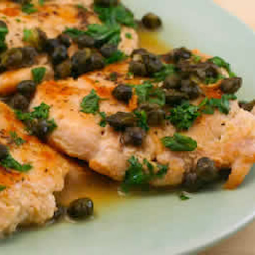Chicken Piccata with Fried Capers - Kalyn's Kitchen