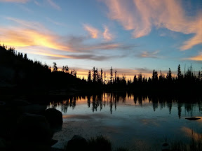 Sunset at Hayden Lake (2013)