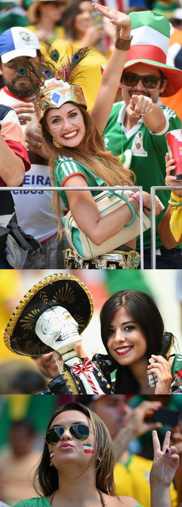 Thế giới tiếc cho Mexico vì… fan nữ quá đẹp <3 ,Tiếc quá ....