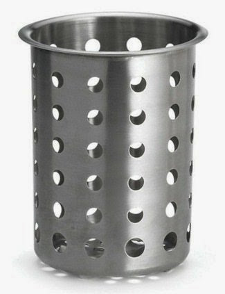  Tablecraft Stainless Steel Flatware Cylinder (34)