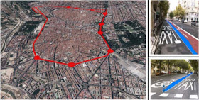 El estudio de la M-10 o circunvalación ciclista por los antiguos bulevares de Madrid