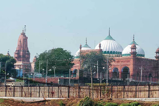 Eidgah, Geet Gate mathura, Deeg gate, Road, Janam Bhumi, Mathura, Uttar Pradesh 281001, India, Mosque, state UP