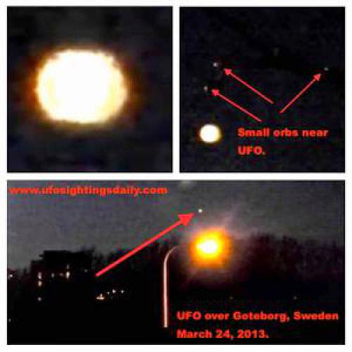 Ufo Over Gothenburg Sweden On March 24 2013