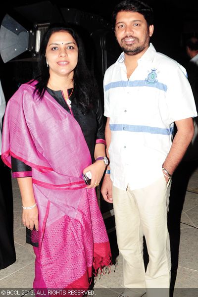 Ramadevi and Aneesh at an event held in Kochi.