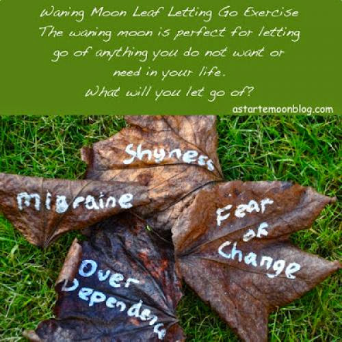 Waning Moon Leaf Letting Go Exercise