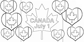 Images Canada day coloring pages