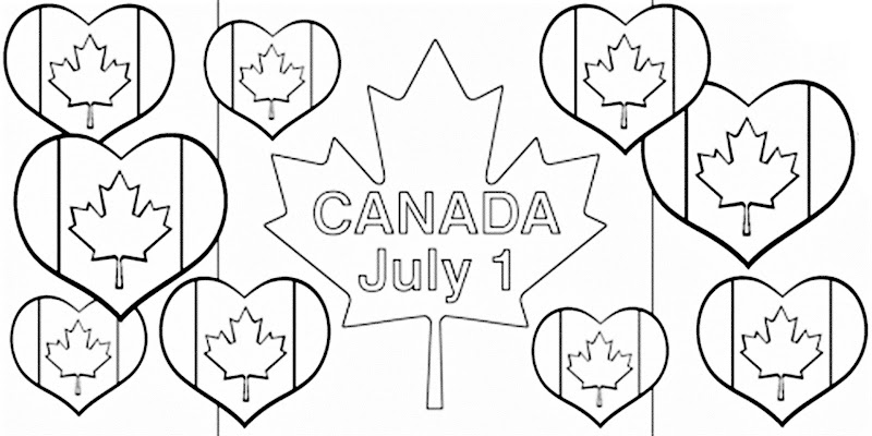 Images Canada day coloring pages