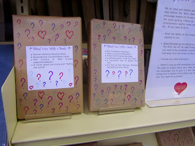 Blind Date with a Book display