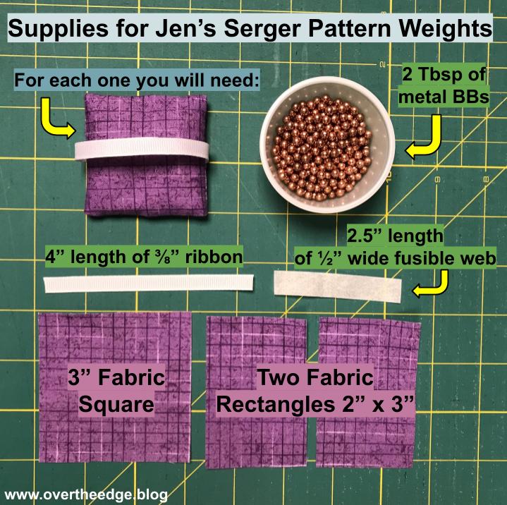 Jen's Serger Pattern Weights