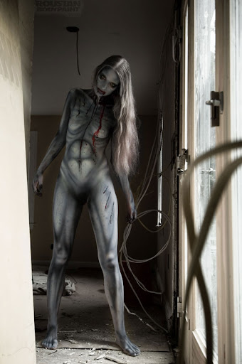 人体彩绘艺术 Zombie1web
