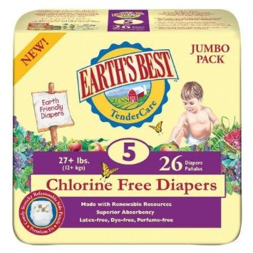  Earth's Best TenderCare Chlorine Free Diapers