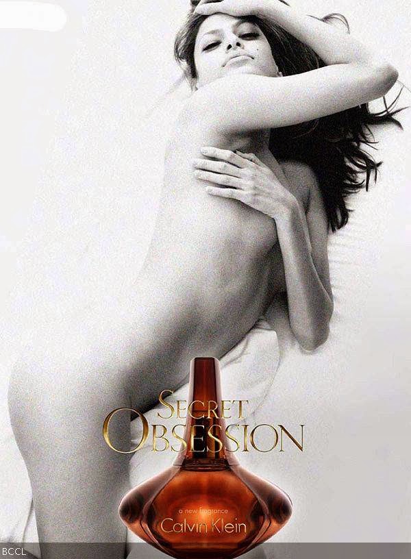Eva Mendes sheds off her clothes for Calvin Klein's Secret Obsession.
