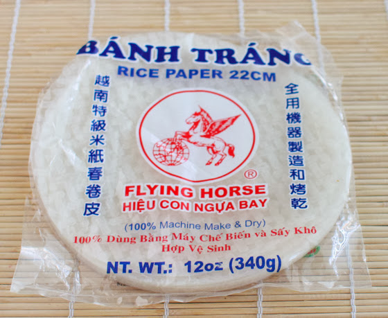 photo of a package of rice wrappers