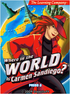 WITW1 [Game Java] Where In The World Is Carmen Sandiego ? [By Gameloft]