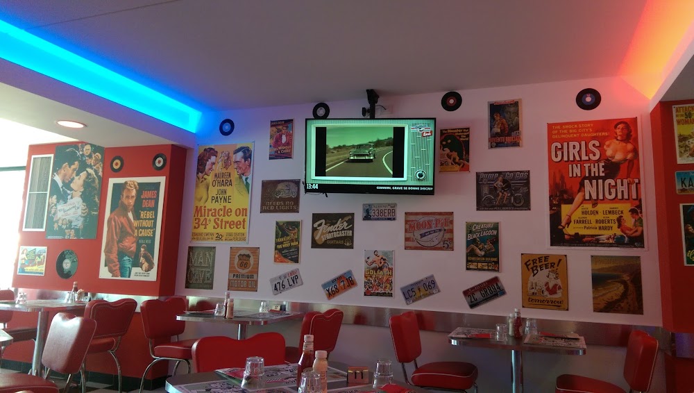 America Graffiti Diner Restaurant Conegliano, เ ว น ส, เ ว เ น เ ซ ย, เ ว เ...