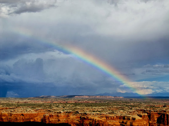 Rainbow across the Green River