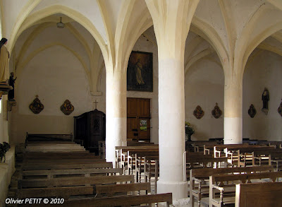 AUTREVILLE (88) - L'église paroissiale Saint-Brice (Intérieur)