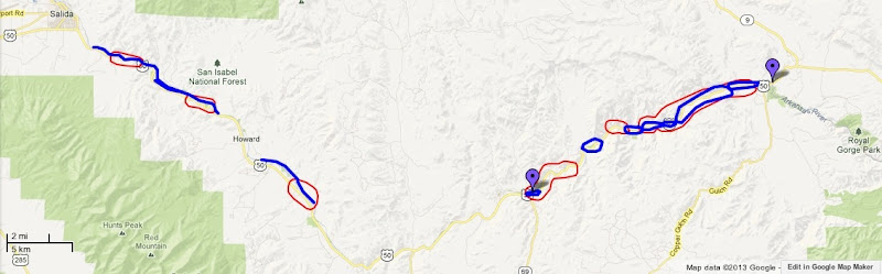 OTR probable fly fishing impact areas