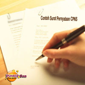 Contoh Surat Pernyataan CPNS