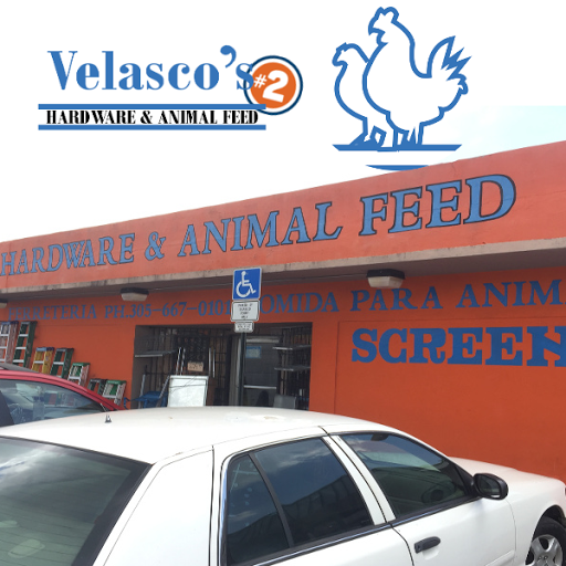 Velasco's Hardware #2 • Animal Feed • 67th Ave | Ferretería logo