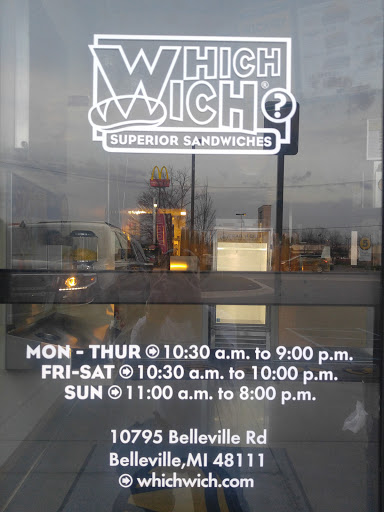 Sandwich Shop «Which Wich Superior Sandwiches», reviews and photos, 10795 Belleville Rd, Belleville, MI 48111, USA