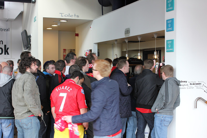 Wembley - post-match bar