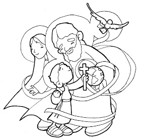 Holy Trinity coloring pages
