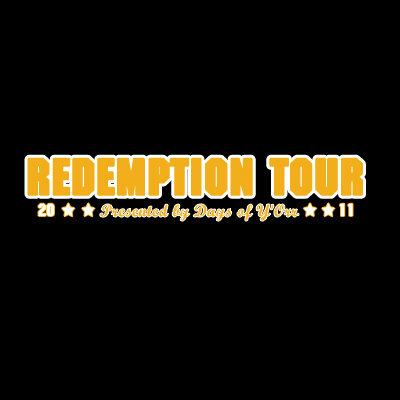 'Redemption Tour' t-shirts now on sale