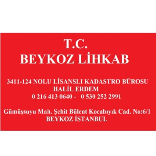 T.C. BEYKOZ LİHKAB (Lisanslı Harita Kadastro Bürosu) logo