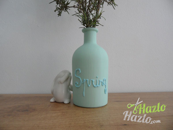 Cómo pintar un jarrón con chalk paint