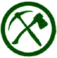 Girl Scout Badge 1917: Pioneer. (Axes) - DaisyLow.com Website designed n Memory of Eileen Alma Klos (1929-1974)