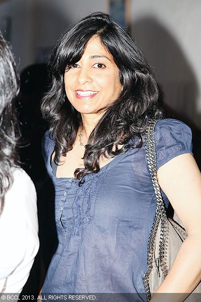 A guest during the Gitanjali Prasad Bidapa Fashion Week 2013, held in Bangalore. 