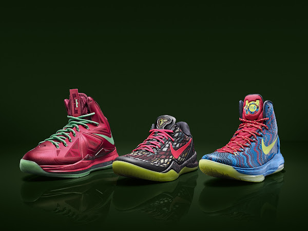 Nike Unveils the 2012 Christmas Pack 8211 Kobe Durant and LeBron