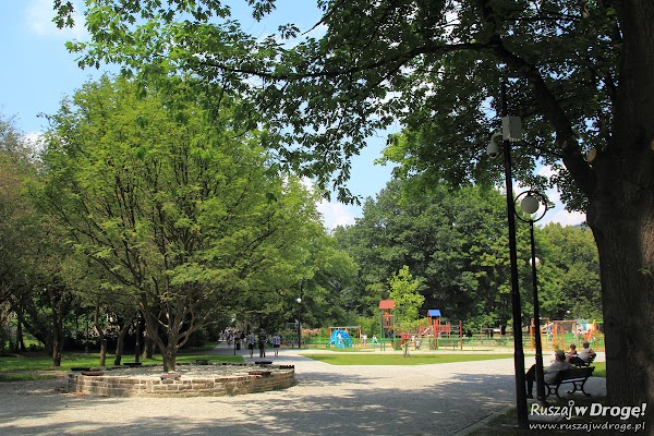 Park miejski w Wiśle