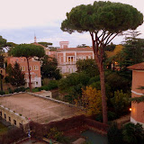 The Neighborhood Surrounding Our Hotel From The Rooftop Terrace - Rome, Italy