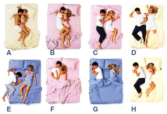 Vyrų ir moterų miegojimo pozicijų skirtumai