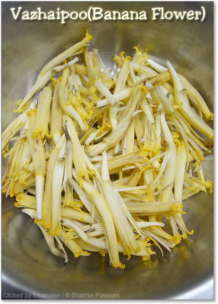 How to clean Vazhaipoo How to clean Vazhaipoo