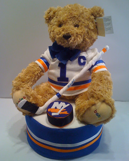 NY Islanders NHL - Hockey Diaper Cake