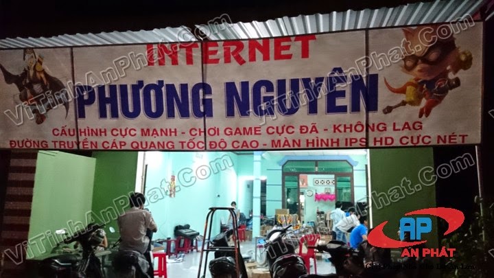 lap dat phong net tai long an