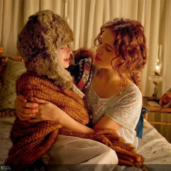 Jessica Brown Findlay in a still from the Hollywood film Winter's Tale.