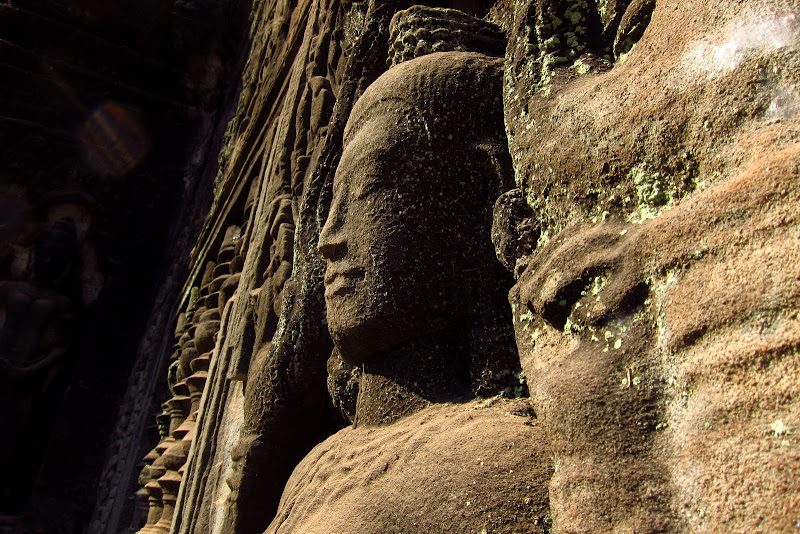 Bas relief at Ta Prohm
