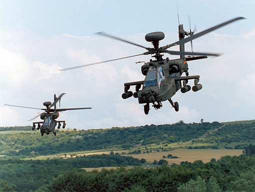 AH-64E Apache attack helicopter