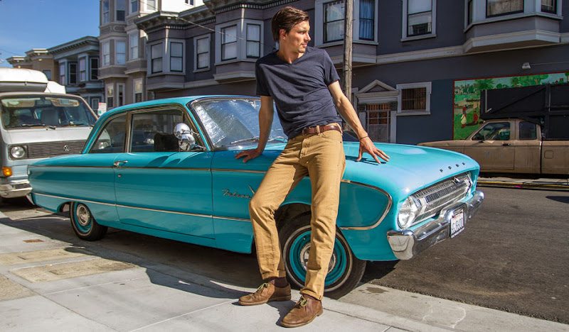 Fancy Car and some British Khaki Britches