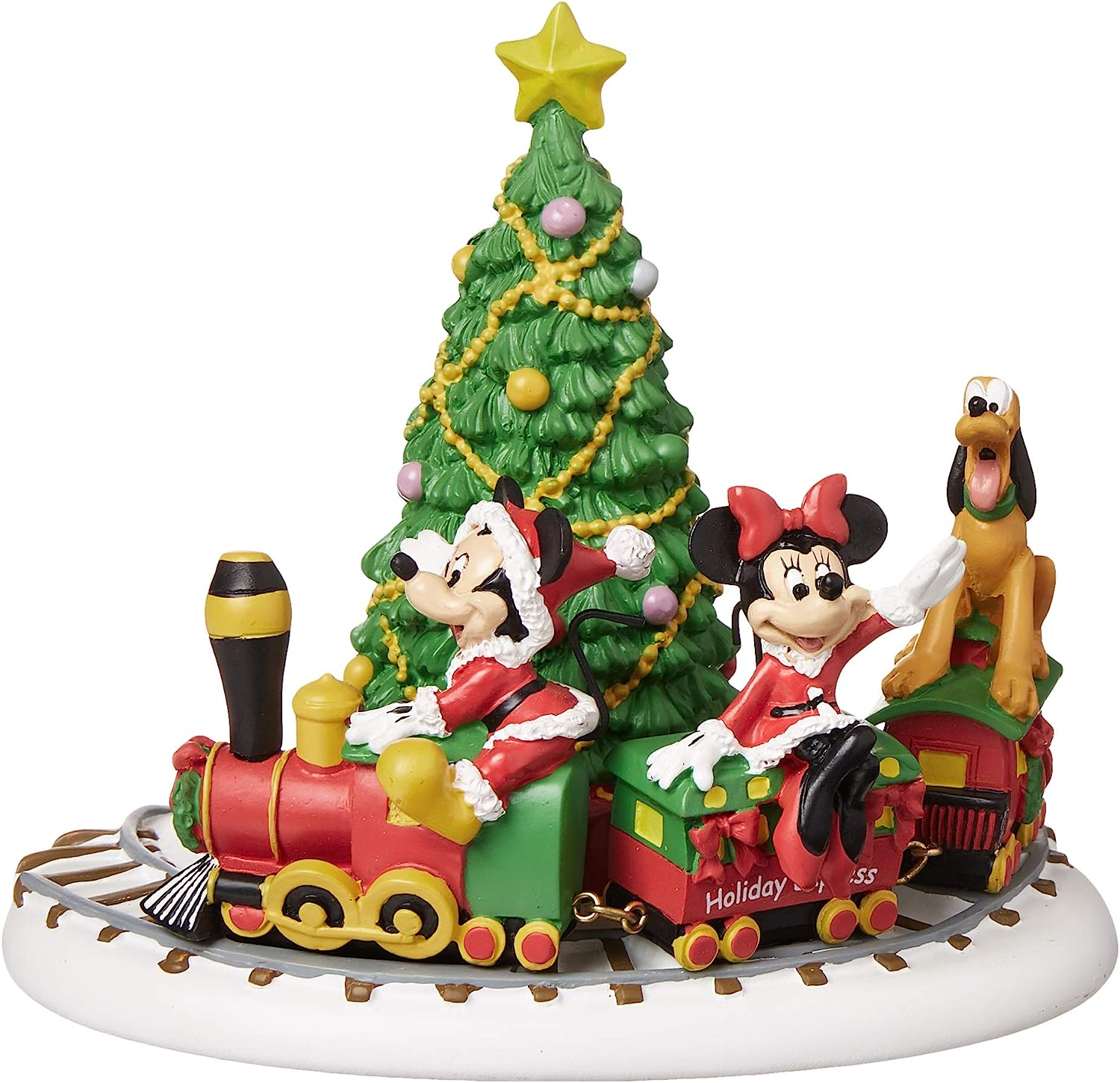 mickey and friends christmas village display