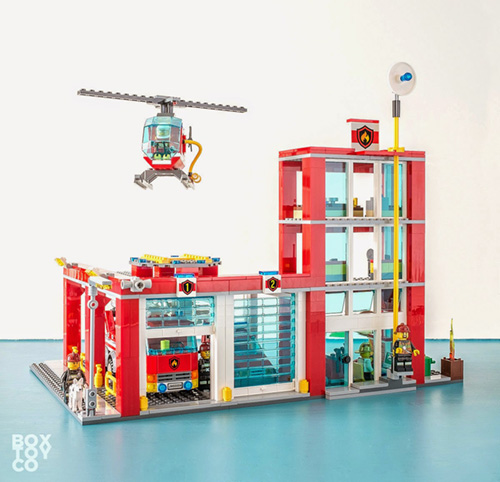 Review of LEGO City Fire Station 60004 - LEGO Town - Eurobricks Forums