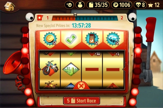 Trials Frontier Slot Machine Tracks