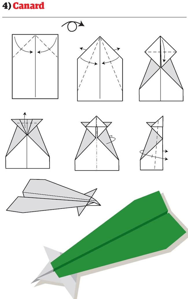 12 formas para hacer aviones de papel 4