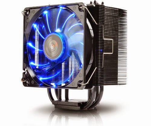  Enermax Twister CPU Air Cooler with 120mm LED Fan ETS-T40-BK Black